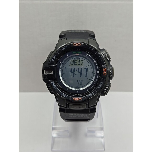 Casio Pro Trek PRG270 Triple Sensor Tough Solar Digital Compass Altimeter WR100M - Picture 1 of 11